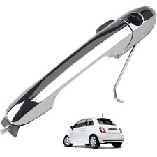 68069943AC Front Exterior Outside Chrome Door Handle LH Driver Side for Fiat 500 picture