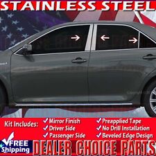 For 2012-14 2015 2016 2017 TOYOTA CAMRY STAINLESS STEEL 6pc Pillar Posts COVERS picture
