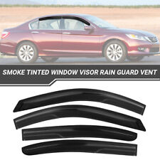 For 13-17 Honda Accord JDM 3D Wavy Mugen Style Window Visor Vent Sun Rain Guards picture