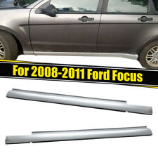 Pair For 2008 2009 2010 2011 Ford Focus Silver Slip-on Rocker Panel  Left+Right picture