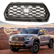 For 2016-2023 Toyota Tacoma TRD Front Bumper Grille W/Gloss Black Grill Insert picture