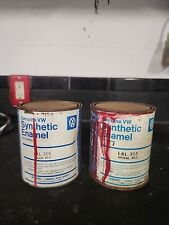 Vintage VW 1960's 1970’s Volkswagen ROYAL RED & BAHAI RED Dealer Paint Cans picture