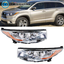 For 2014-2016 Toyota Highlander Headlights Headlamps Assembly Right&Left Side picture