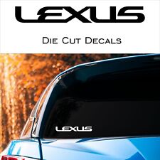 Lexus Glossy Vinyl Logo Decal Sticker - Emblem, Large/Small Options picture