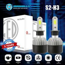 IRONWALLS H3 LED Headlight Bulb Kit 1800W 270000LM Trubo Hi Low Beam HID 6000K  picture