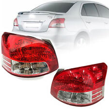 Set Pair of LH+RH Tail Light Rear Lamp For 2007-2012 Toyota Yaris Sedan 4-Door picture