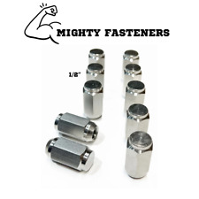 Solid 304 Stainless Steel Electropolished Acorn Lug Nuts 1/2 - 20 picture