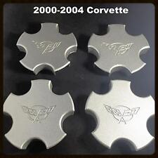 OEM Set of 4 2000-2004 Chevy Chevrolet Corvette CENTER CAPS 9593475 5105 picture