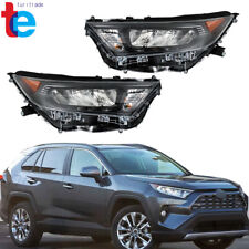 LED Headlight For 2019-2022 Toyota RAV4 LE XLE Assembly Black Clear Left+Right picture