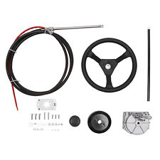 13 Feet Boat Rotary Steering System Outboard Kit SS13713 Marine w/ 12.5