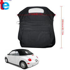 Convertible Soft Top with Glass Window For 2003-2010 Volkswagen Beetle Black picture