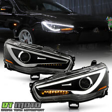 For 2008-2017 Mitsubishi Lancer Halogen LED Tube Sequential Projector Headlights picture
