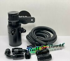 Universal Performance Oil Catch Can 2 Port -10AN + Mounting Bracket Kit Turbo US picture
