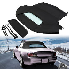 For Honda S2000 1999 2000 2001 Convertible Soft Top w/ Glass Window Black picture