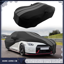 Grey/Black Indoor Car Cover Stain Stretch Dustproof For NISSAN GT-R picture