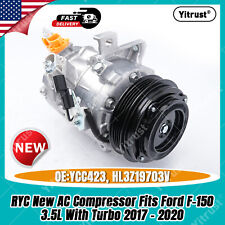 RYC New AC Compressor AFH386 Fits Ford F-150 3.5L With Turbo 2017 2018 2019 2020 picture