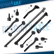 12pc Front Drag Link Tie Rods Ball Joint Sway Bar for 99-04 Jeep Grand Cherokee picture