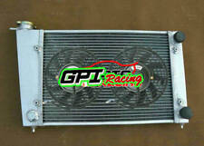 Aluminum Radiator + Fans For VW Golf Mk1 1.5 1981-1984 1982 1983 With Air Con MT picture