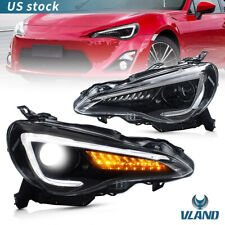 VLAND 2X Headlights for Toyota 86 GT86 Subaru BRZ Scion FR-S 2012-20 Sequential picture