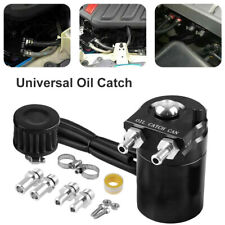 Universal Oil Catch Can Kit Reservoir Baffled Tank with Breather Filter Aluminum picture