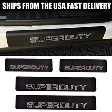 4PCS Door Sill Scuff Covers Protector Sticker Decals For F-250 F-350 Super Duty picture