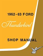 1962-1963 Ford Thunderbird Shop Manual picture