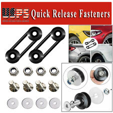 JDM Quick Release Fasteners Bumper Holders Front Rear Trunk Band Fender Clip Kit picture