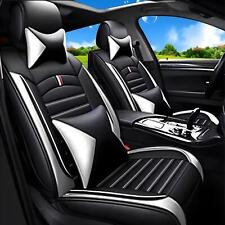 Luxury Leather Car Seat Covers 5 Seats Full Set Front Rear Protector for FORD picture