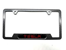 NEW Carbon Fiber Stainless Steel License Plate Frame Holder TESLA model 3 S X Y picture