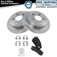 Rear Semi Metallic Brake Pad & Rotor Kit for Buick Chevy Pontiac Olds picture