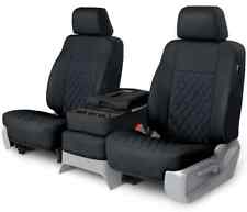 CUSTOM LEATHERETTE FRONT & REAR SEAT COVERS for the 2007-2013 Toyota Tundra Crew picture