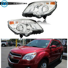 Headlights For 2011 2012 2013 14 15 Chevy Equinox Left&Right Side Halogen Chrome picture