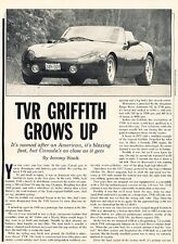 1993 TVR Griffith  Original Car Review Print Article J611 picture