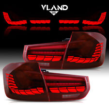 VLAND LED Tail Lights For 12-18 BMW F30 F35 Sedan/F80 M3 GTS Style Red Rear Lamp picture