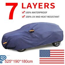 Full Car Cover Waterproof Outdoor YXL All Weather Protection Breathable SUV US picture