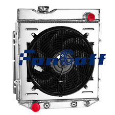 3 Row Radiator+Shroud Fan For Ford 1960-1965/1964 Falcon 1965-66 Ford Mustang US picture