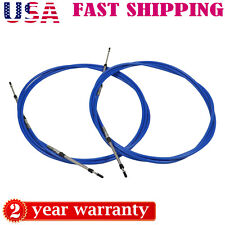 2PCS 13FT 33C Throttle Control Cable Shift Control Lever For YAMAHA Engine picture