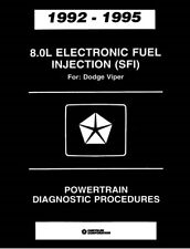 1992-1995 Dodge Viper Powertrain Diagnostic Procedures Manual picture