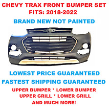 Front Bumper Cover Upper Lower Complete Grills Fits Chevy Trax 2017-2021 picture
