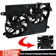 Dual Radiator Cooling Fan Fit 05-10 Dodge Chrysler 300 Challenger Charger Magnum picture