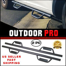 Side Step Fit 08-18 Chevy Silverado GMC Sierra Crew Cab, Running Boards Nerf Bar picture