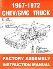1967 1968 1969 1970 1971 1972 Chevrolet GMC Truck Assembly Manual Book OEM picture
