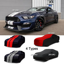 Indoor Stain Stretch Full Car Cover UV Dust Proof For Ford Mustang Shelby GT350 picture