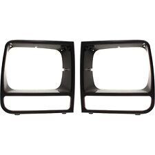 Headlight Door Set For 1998-2001 Jeep Cherokee Parking Light Hole Left and Right picture