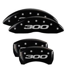 MGP Caliper Covers Set of 4 Black finish Silver Chrysler 300 (2017) picture