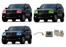 RGB Multi Color IR Headlight Halo kit for Jeep Grand Cherokee 05-10 picture
