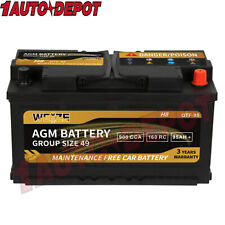 Weize Platinum AGM Battery BCI Group Size 49 160RC 900CCA H8 Automotive Battery picture