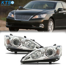 For 2010-2012 Lexus ES350 Headlight HID/Xenon w/ AFS Projector Chrome Right+Left picture