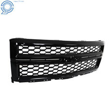 Gloss Black Front Upper Grille For 2014-2015 Chevrolet Silverado 1500 picture