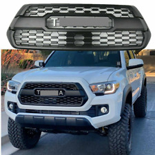 For 2016-2023 Tacoma Front Bumper Grille With Accessories Matte Black ABS picture